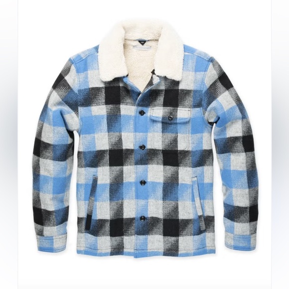 Outerknown Sherpa Blanket Shirt Jacket Sz L #0827 - Picture 1 of 8